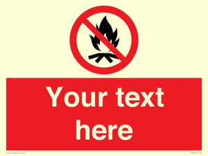 Custom prohibition No campfire